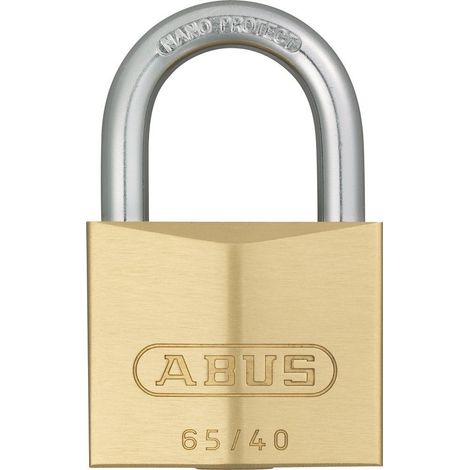 Abus Medium Security Brass Padlock with 40mm Shackle, Keyed Alike (Model 6404, ABUKA11989) (1/2)
