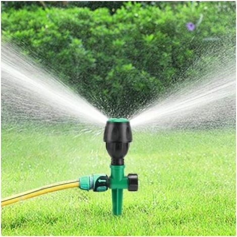 Aougo – 360° drehbarer Regner – Bewässerungsbereich 4 bis 7 m – Korrosionsbeständiger ABS-Kunststoff – Kompatibel mit Standard-Gartenschläuchen (1/5)
