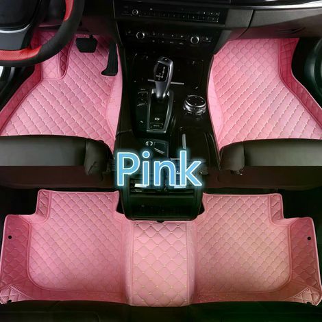 Accessoires pour voiture : tapis de sol sur mesure pour Mercedes-Benz GLEGLE AMG 2015-2025, jeu complet de tapis en cuir et moquette. (1/5)