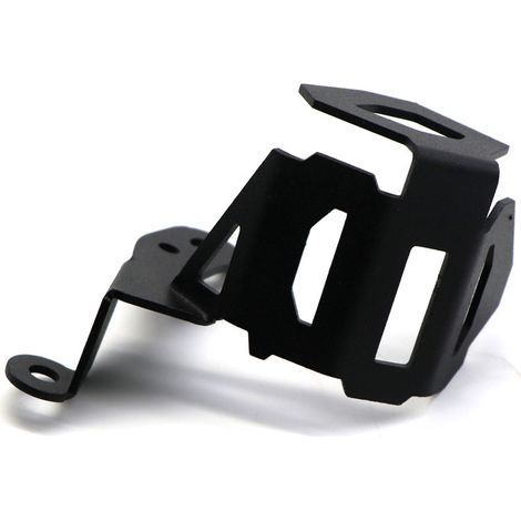 Brake fluid reservoir protector for KTM 1050, 1190 and 1290 ADV motorcycles.