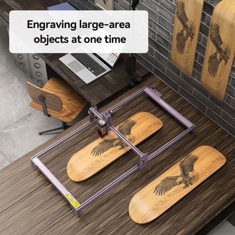 Kit d'extension de l'axe Y de la zone de la Machine à graver, extensible à 850x410mm pour A5 10W/ 20W/ 30W/ M30/ M40/ Pro/ Pro + (1/5)