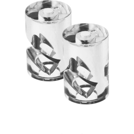 Lot de 2 Supports Décentralisateurs Transparents Pour lampes murales ou de plafond Câbles jusqu à 8 mm Installation Facile avec 3 virgule 45 kg (1/4)