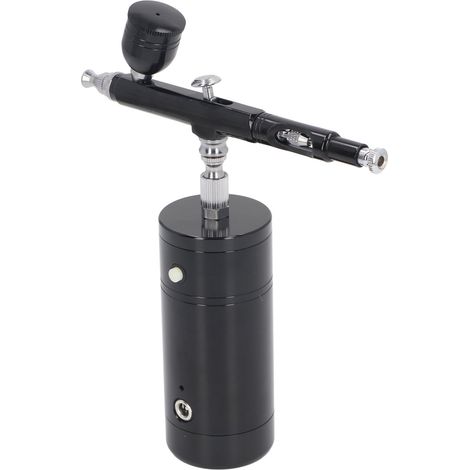 Kit aérographe sans fil 17,4 PSI, pompe à air portable rechargeable pour la peinture de maquettes, la décoration de gâteaux et autres créations artistiques. (1/5)