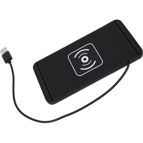 Chargeur de Voiture sans Fil, Tapis de Charge Rapide 20 W avec Tapis Magnétique Antidérapant, Taille Personnalisable, de Chargement sans Fil pour Téléphones, écouteur (1/5)