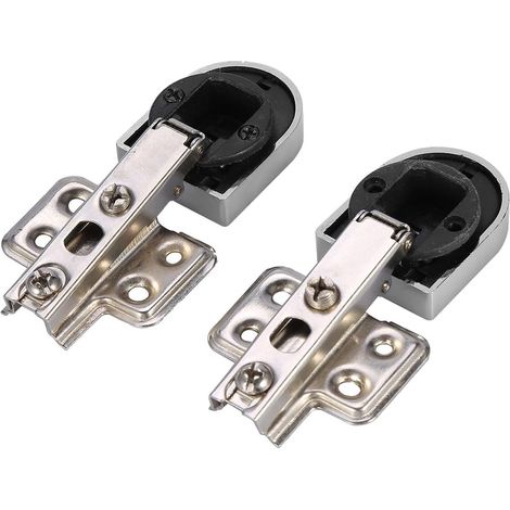 Soft-Close Cabinet Door Hinges with Screws and Rustproof Cold-Rolled Steel for Kitchen Glass Cabinet Doors, Bookcases, Wardrobes (1/5)