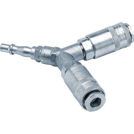 Draper PCL Twin Standard Coupling Kit with Two Male Couplings and One Tailpiece – Model 25813, Sold Loose (1/5)