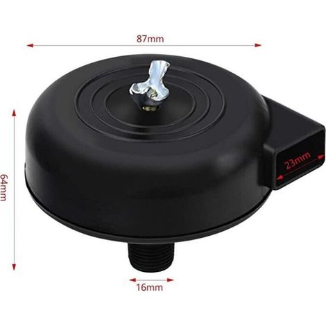 Compresseur d’Air Silencieux avec Filtre Intégré – Raccord 3/8 Pouces et Filetage 16 mm pour Atelier et Usage Professionnel (1/3)