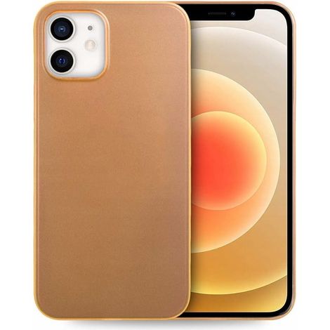 Custodia doupi UltraSlim per iPhone 12 Mini 5.4, arancione leggermente opaco (1/4)