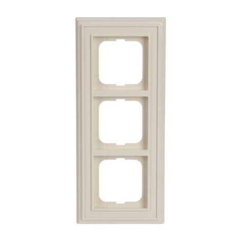 Busch-Jaeger Cadre de recouvrement 3 compartiments blanc ivoire - Busch-dynasty® (1723-832), 2CKA001754A4675