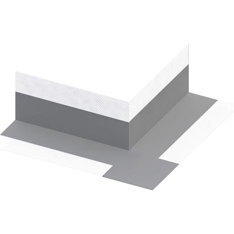 alfer Aussenecken 125 mm 125 x 162.5 mm PVC (Kunststoff) glatt grau Fliesenschienen (1/2)