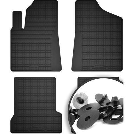 Tappetini in gomma + fermi per: Fiat Seicento hatchback (1998-2010)