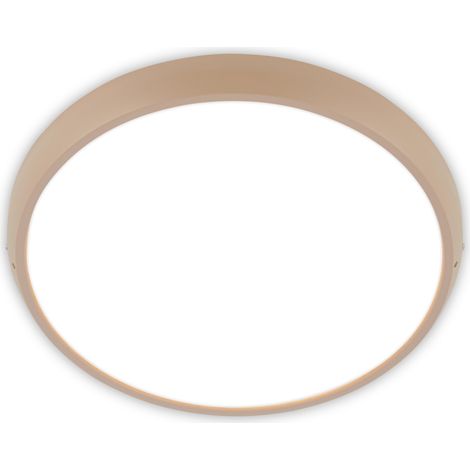 Plafonnier LED IP44 Blanc Neutre Beige 37,5 cm (1/5)