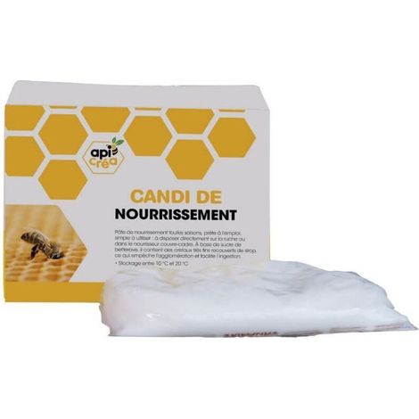 Candi de nourrissement pour abeille, poche de 2 kg