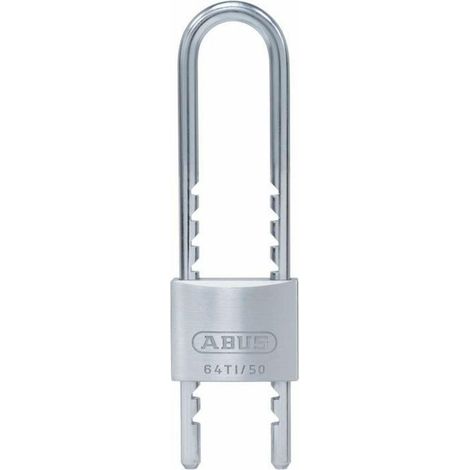 Cadenas - ABUS - 64TI/50HB60-150 B/DFNLI Titalium - Corps aluminium - Clé paracentrique (1/3)