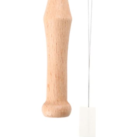 Outil de punch needle en bois réglable, matériau durable, poignée ajustable, résistant à l'usure, facile à utiliser, perçage à main pour loisirs créatifs, aiguille de perforation robuste. (1/4)