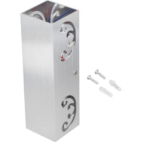 Luminaire murale LED aluminium 2W 500lm, double tête papillon, pour couloir décoration chevet (1/5)