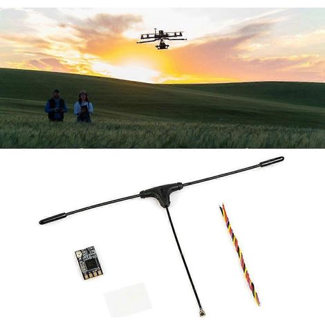 Ensemble récepteur Foxeer ELRS 915RX avec antenne en T et connecteur à 4 broches - Précision du contrôle/ (1/4)