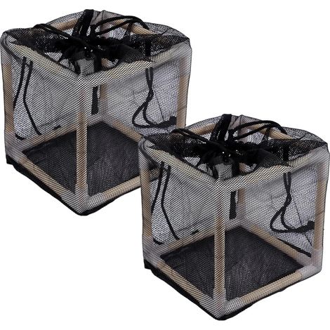 Sac Filtration Bassin Ensemble, Nylon 17,7cm Sac Filtrant Pompe de Bassin avec Têtes d'Adaptation et Tubes de Raccordement pour Piscine Cascade et Fontaine (1/5)
