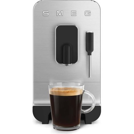 Smeg BCC12BLMEU cafetera negra con molinillo integrado (1/5)