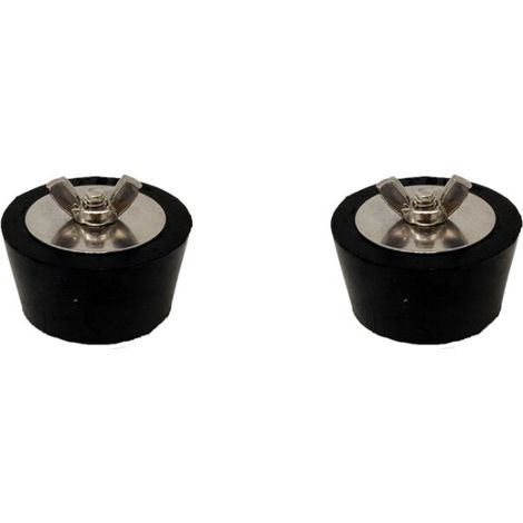 Swimming Pool Winterizing Plugs, Rubber Expansion Freeze Plug Pool Spa Tubing Winter Maintenance Fittings 1.5in for Fontainebleau 2Pcs (1/5)