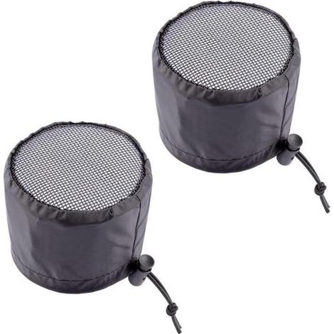 Copertura di ventilazione da 6" con chiusura sicura, in tessuto a rete antipolvere per serre, ventola di scarico, set da 2 (1/5)