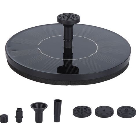 Pompe à eau solaire 7V pour fontaine, décoration extérieure de piscine, bassin de jardin, aquarium (1/5)