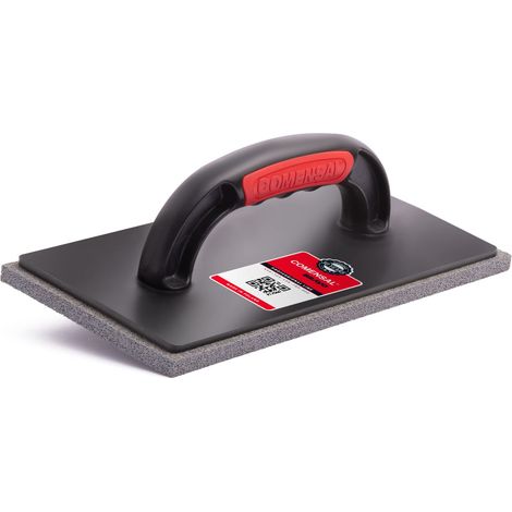 COMENSAL® Frattone per fughe 270 mm x 130 mm - Frattone in gomma - Frattone in gomma per stucco - Frattazzo per stuccatura - Frattazzo in gommapiuma – Frattazzo in gomma per fughe - Made in EU (1/4)