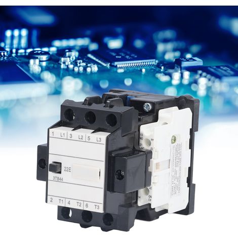 Contacteur CA 3TB44, 220 V CA, 50 Hz, 32 A, 2 NF + 2 NO, montage sur rail DIN (1/5)