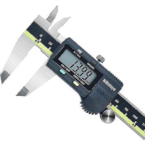 Pied à coulisse numérique Mitutoyo 6 pouces (150 mm) en acier inoxydable avec écran LCD