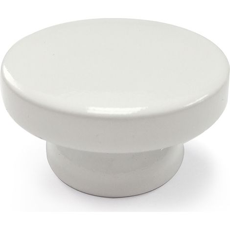 REI Lot de 6 boutons de meuble Rond bois laquée H.22 x l.39 x P.39 mm (1/5)
