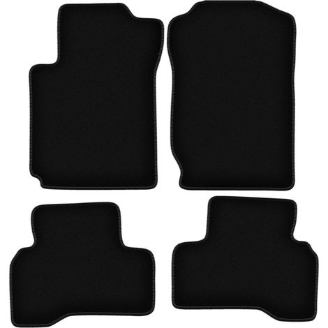 BASIC schwarze Veloursmatten für: Suzuki Grand Vitara II 3-Türer (2005-2014)