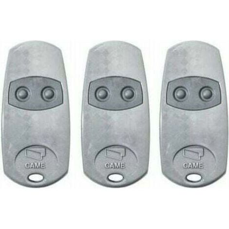 Telecommande d'origine Came TOP432EE 3 pieces. Frequence de code fixe 433,92 MHz