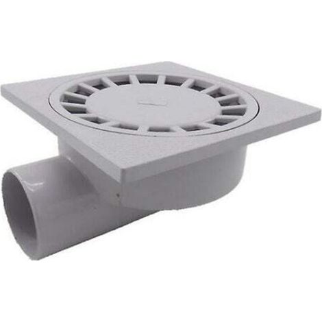 Par 200mm X 200mm Sortie 75mm Siphon de Sol Salle de Bains Salle Humide Douche Plastique Pvc1pcs-blanc (1/4)