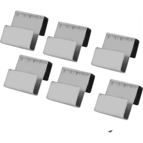 50 Stück Edelstahl-Gewächshaus-Überlappungs-S-Clips, robuste Glasrahmen-Befestigungsklammern