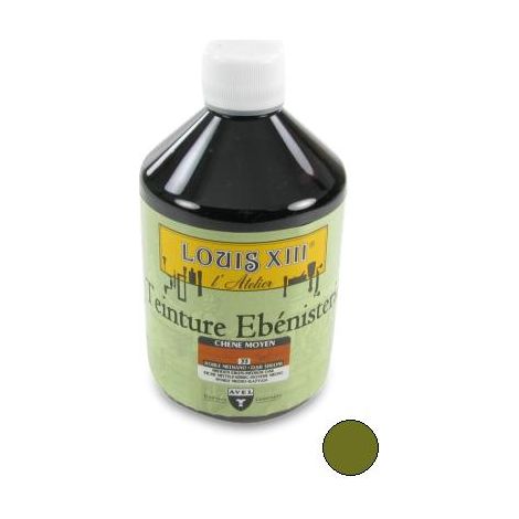 Teinture ebénisterie 500 ml – Couleur vert prairie – Formule hydro-alcoolique pour bois intérieur et extérieur – Application facile – Avel