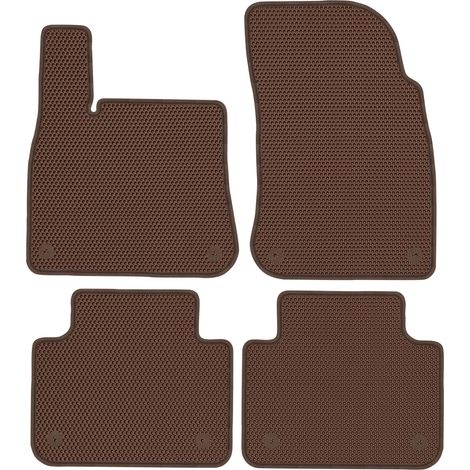 Tapis de sol dédiés pour VW Touareg III à partir de 2018 - EVA alvéolé marron (1/5)