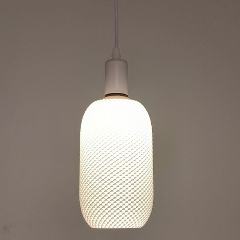 Bombilla LED decorativa cilindro 3D blanco 120x242mm  E27 · 4,6W · 3000K (1/2)