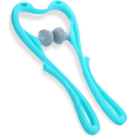 Appareil de massage pour la nuque et les épaules, massage Shiatsu portable et relaxant musculaire pour soulager les douleurs cervicales, avec double point de pression - Léger et portable (1/5)