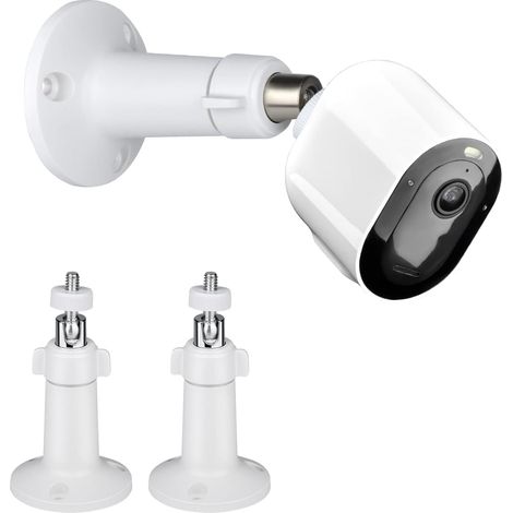 Soportes de pared ajustables para cámaras de seguridad Arlo Pro, Arlo Pro 2/3/4, Arlo Ultra/Ultra 2, Arlo Go/Go 2, Arlo Essential Spot, Ring Stick Up y Eufycam 2/2C.