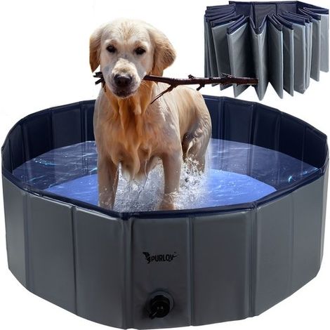 Piscine pliable pour chien - 100 x 30 cm (1/5)