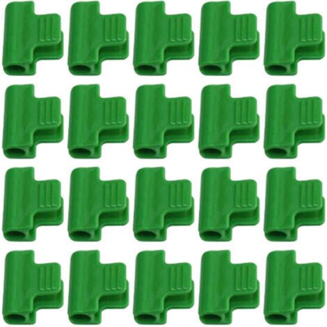 20 clips de serre, clips de bâche de serre Hoop House, cadre de support de jardin pour l'installation de filets et de films de serre