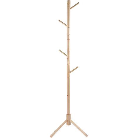 Porte-Chapeau, Support de Plancher de Chapeau de Manteau, Style de l'arbre Manteau en Bois de Chapeau de Support de Chapeau de Chapeau de Support de Stand Debout. (1/5)