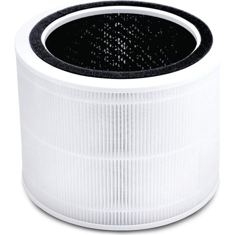 Filtre purificateur d'air 200S-RF, 3 en 1 HEPA 1. Charbon actif haute efficacité, blanc (1/5)