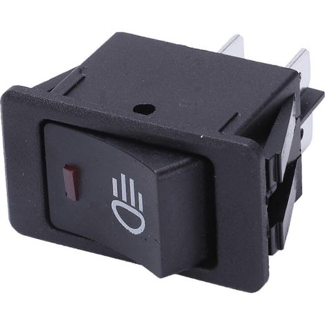 Roter LED-Ein/Aus-Wippschalter für Nebelscheinwerfer (Auto, Boot), 12 V, 35 A (1/5)