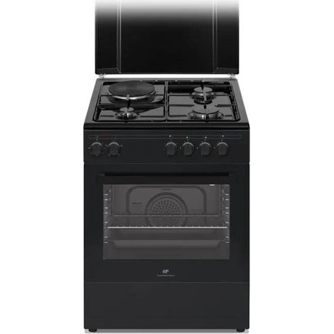 Continental Edison CECM60FCB Mischherd schwarz 56L