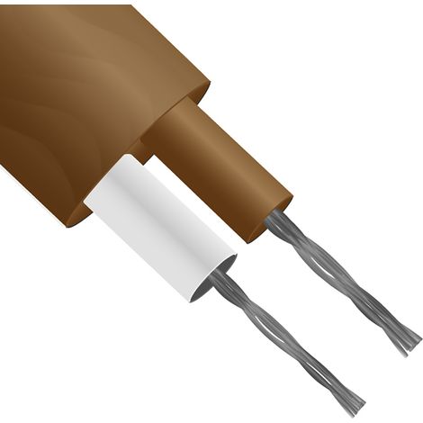 Câble pour thermocouple type T RS PRO, 25m, Non blindé, temp. max. +260°C, gaine PFA ( Prix pour Bobine de 25 Mètres ) (1/2)