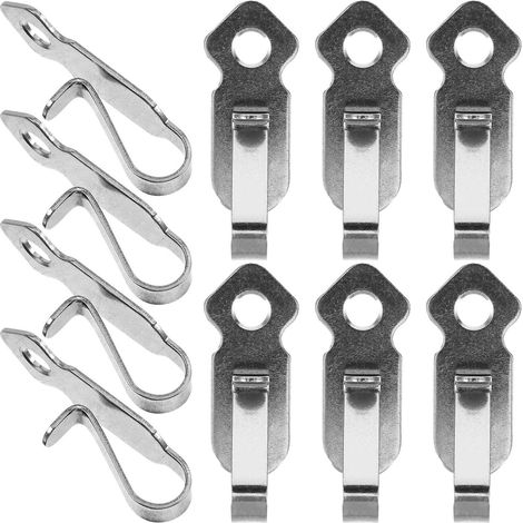 Crochet à vis, inox, pour objets suspendus et rangement intérieur (1/5)