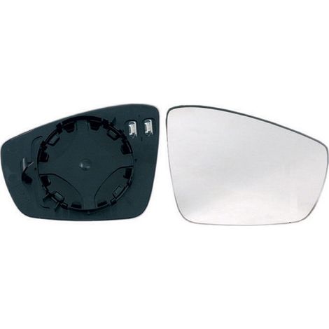Verre de rétroviseur droit convexe chauffant Volkswagen Polo 5 2009-2017