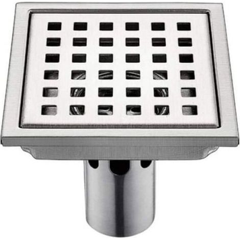 De Sol INOX 1 Pcs en Acier Inoxydable Drain15Cm 15Cm Filtre Carré Déodorant Anti Retour Fuite d'eau 15Cm Odipie (1/5)