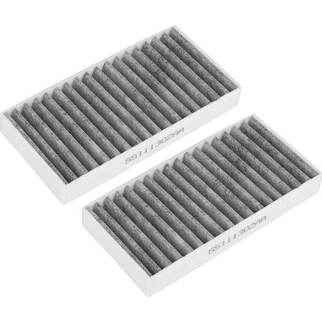 Filtre à air 2 pièces Tissu de carbone actif pour cabine de voiture 55111302AA, 68233626AA Convient pour 3.6L 2.8 3.8 3.6 V6 (1/5)